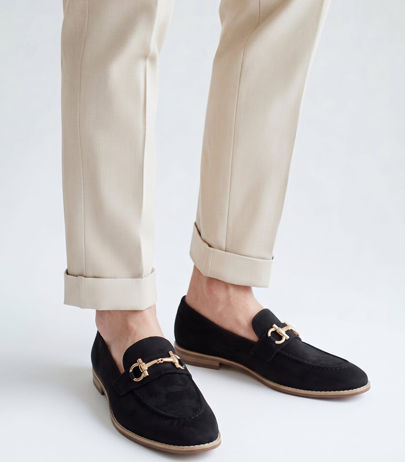 Salvatore Ferragamo Wooden Sole Suede Leather Formal Shoe - Image 2