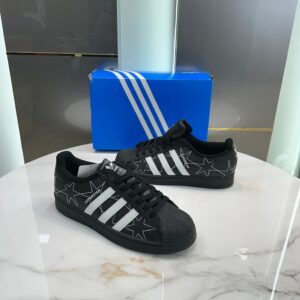 Adidas Superstar 2 Star Stitch Detailing Black Sneaker