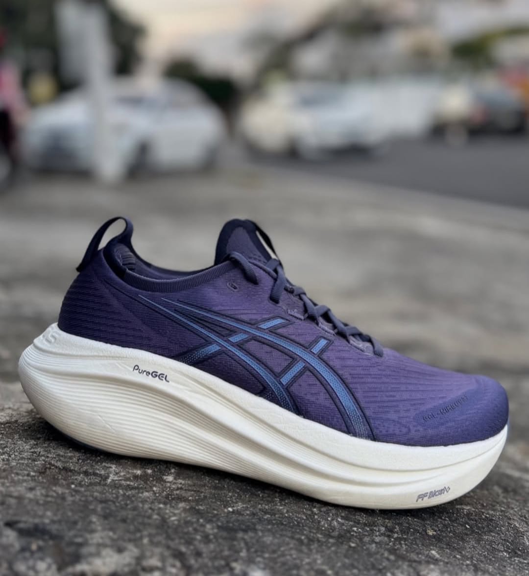 Asicss Gel-Nimbus 27 Indigo Fog Denim Blue - Image 2