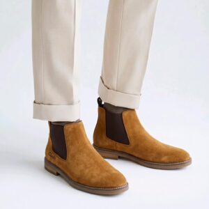 Clarks Tan Chelsea Boots
