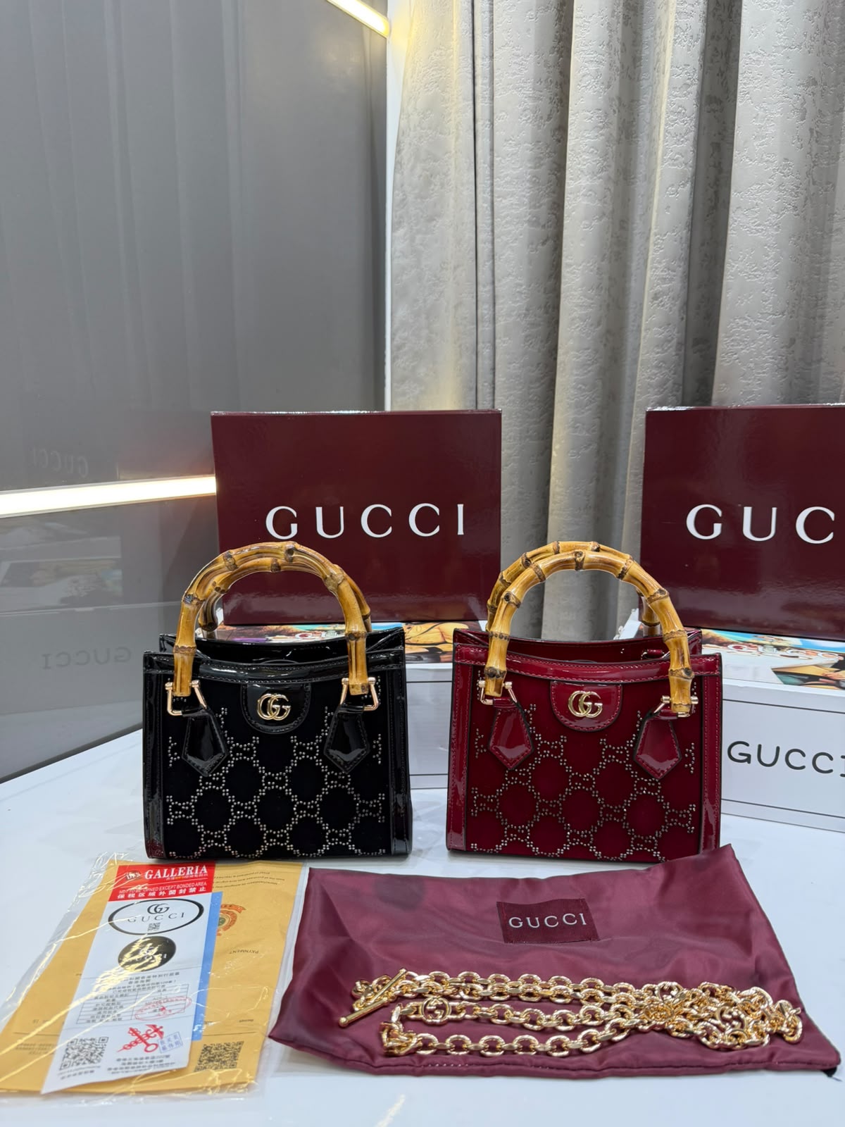 GUCCI Bamboo Mini Tote Bag - Image 6